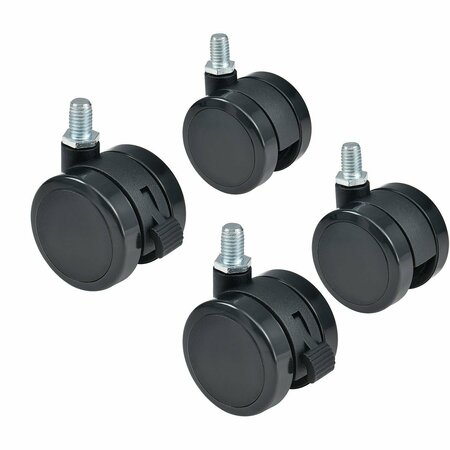 GLOBAL INDUSTRIAL Replacement Pop-In Mobile Board Casters for Mobile Boards, 4PK RP2002